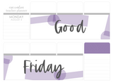 C12 || Craft Paper Good Friday Full Day Stickers