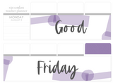 C12 || Craft Paper Good Friday Full Day Stickers
