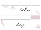 F15 || Floral Labor Day Full Day Stickers