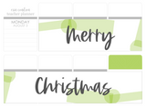 C17 || Craft Paper Merry Christmas Full Day Stickers