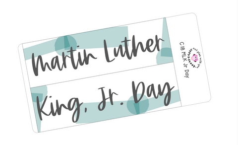 C18 || Craft Paper MLK Jr. Day Full Day Stickers