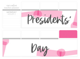 C20 || Craft Paper Presidents' Day Full Day Stickers