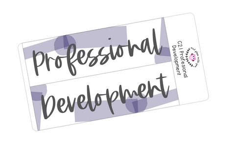 C21 || Craft Paper Professional Development Full Day Stickers