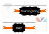 T88 || Ribbon Thanksgiving Day Full Day Stickers