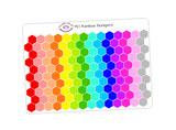 P01 || 140 Hexagon Stickers