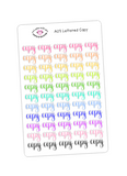 A03 || Hand-Lettered Copy Stickers