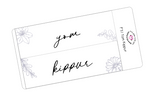 F31 || Floral Yom Kippur Full Day Stickers