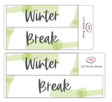 C29 || Craft Paper Winter Break Full Day Stickers