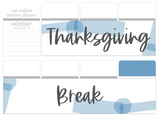 C26 || Craft Paper Thanksgiving Break Full Day Stickers