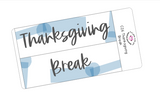 C26 || Craft Paper Thanksgiving Break Full Day Stickers
