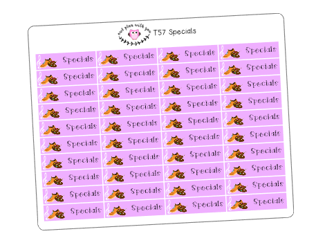 T57 || 40 Specials Stickers