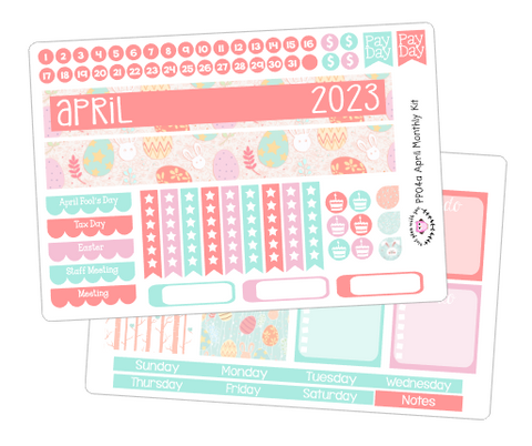 PP04 || April Easter Plum Paper Teacher Kit