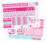 PP02 || February Valentine Plum Planner Kit
