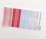 H09 || Shabby Chic Horizontal Weekly Planner Kit