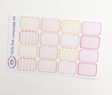 V07 || Pink Lemonade Vertical Weekly Planner Kit