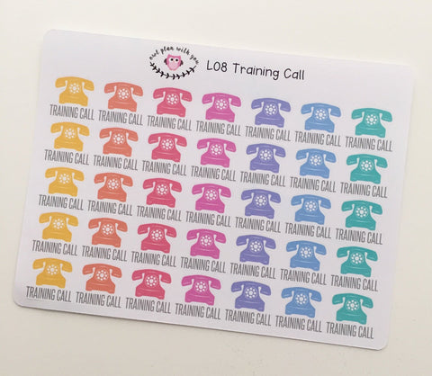 L08 || Training Call Stickers