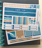 HP06 || June Beach Happy Planner Teacher Kit