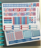 HP07 || July Firework Happy Planner Teacher Kit