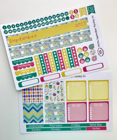 PP09 || September Back to School Plum Paper Teacher Kit