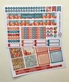 HP11 || November Pumpkin Happy Planner Teacher Kit