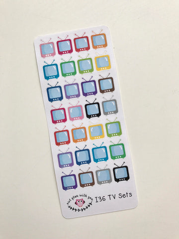 I36 || 28 Television Stickers