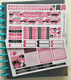 HP02 || February Rose Happy Planner Teacher Kit