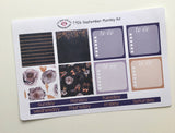 HP09 || September Lavender Glitter Happy Planner Teacher Kit