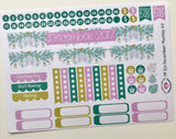 HP12 || December Garland Happy Planner Teacher Kit