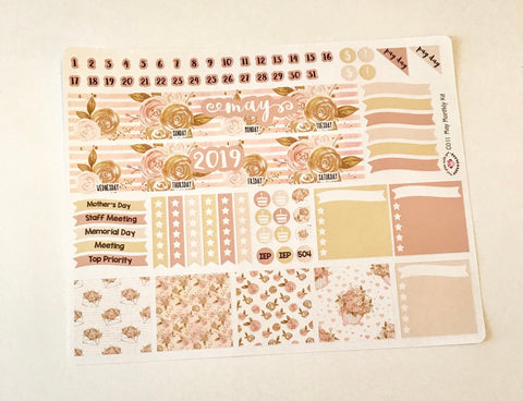 CP11 || May Rose Gold Planner Classic Teacher Kit