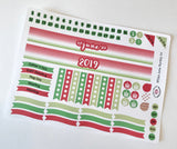 HP06 || June Watermelon Happy Planner Teacher Kit