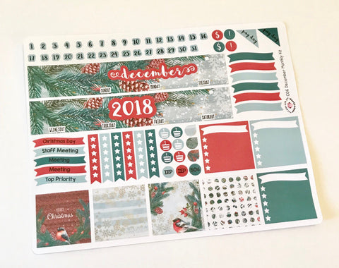 CP06 || December Pine Planner Classic Teacher Kit