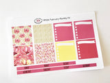 HP02 || February Floral Happy Planner Teacher Kit