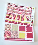 HP02 || February Floral Happy Planner Teacher Kit