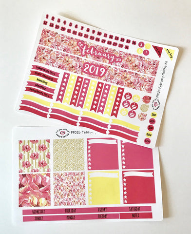 PP02 || February Floral Plum Paper Teacher Kit