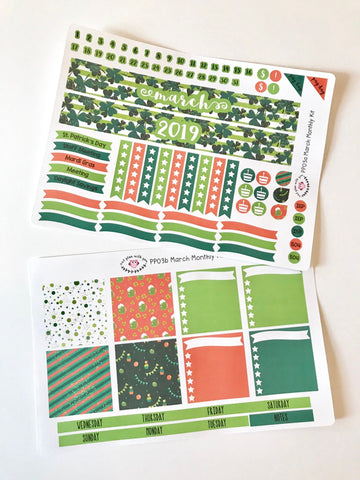 PP03 || March Shamrock Plum Paper Teacher Kit