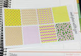 H08 || Pink Lemonade Weekly Planner Kit || For Horizontal Erin Condren Life Planners