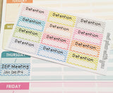 T71 || 12 Chevron Detention Stickers