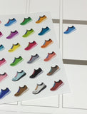 I19 || 48 Running Shoe Stickers