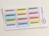 T71 || 12 Chevron Detention Stickers