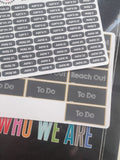 T84 || 240 Chalkboard Date Stickers for the 2021-2022 School Year