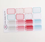 H09 || Shabby Chic Horizontal Weekly Planner Kit