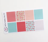 H09 || Shabby Chic Horizontal Weekly Planner Kit