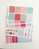 H09 || Shabby Chic Horizontal Weekly Planner Kit