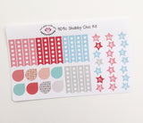 H09 || Shabby Chic Horizontal Weekly Planner Kit