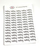 A31 || Hand-Lettered Meeting Stickers