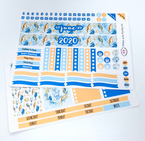 PP06 || June Seashell Plum Paper Teacher Kit