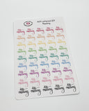 A09 || Hand-Lettered IEP Meeting Stickers