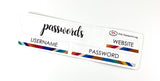 R32 || Retro Passwords Log Stickers