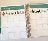 T170 || Winter Break Week Cover Stickers