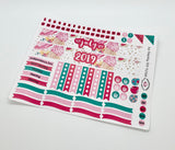 PP07 || July Ice Cream Plum Paper Planner Kit